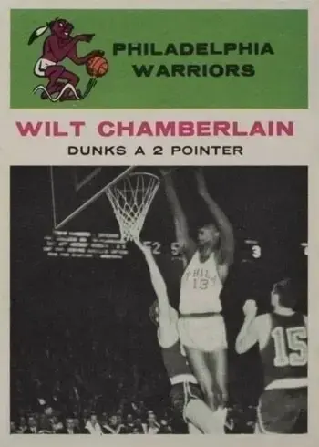 1961 Fleer #47 Wilt Chamberlain Basketball Card