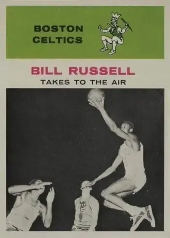 1961 Fleer #62 Bill Russell Basketball Card