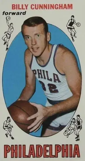 1969 Topps #40 Billy Cunningham Rookie Card
