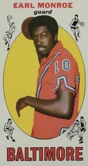 1969 Topps #80 Earl Monroe Rookie Card