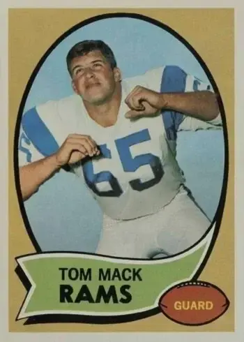 1970 Topps #151 Tom Mack Football Card
