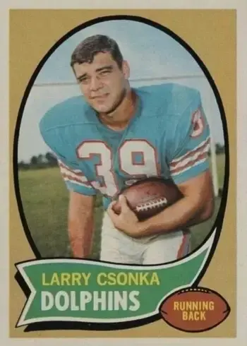 1970 Topps #162 Larry Csonka Football Card
