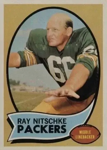 1970 Topps #55 Ray Nitschke Football Card