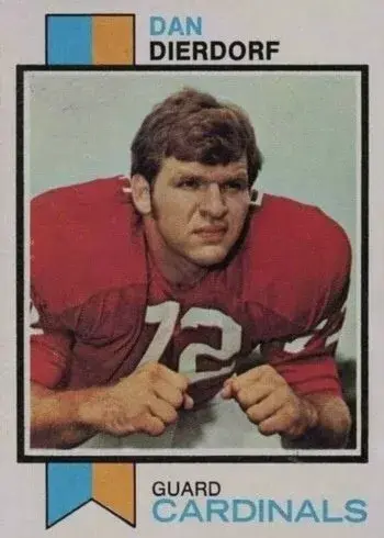 1973 Topps #322 Dan Dierdorf Rookie Card