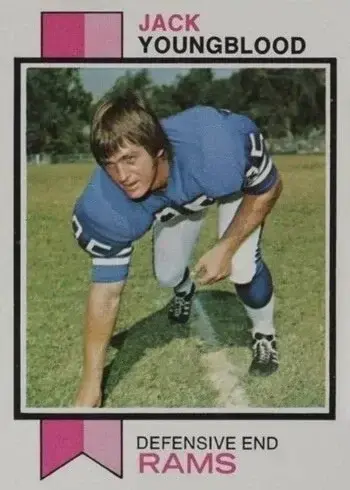 1973 Topps #343 Jack Youngblood Rookie Card