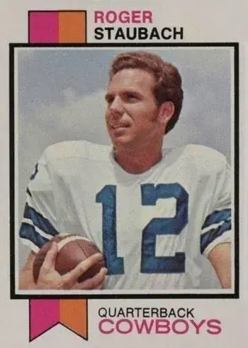 1973 Topps #475 Roger Staubach Football Card