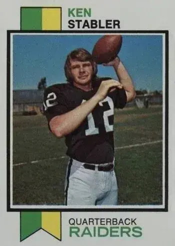 1973 Topps #487 Ken Stabler Rookie Card
