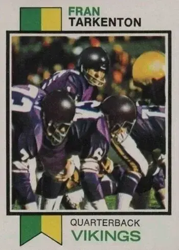1973 Topps #60 Fran Tarkenton Football Card