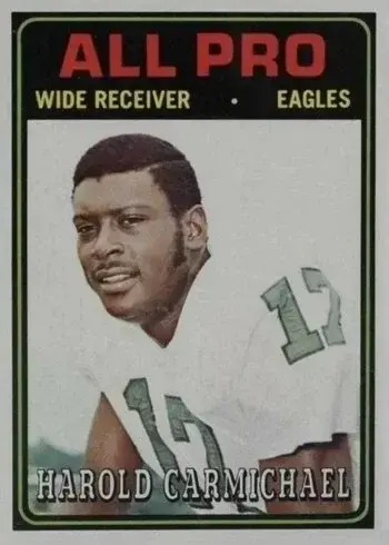1974 Topps #121 Harold Carmichael Rookie Card