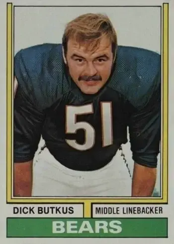 1974 Topps #230 Dick Butkus Football Card