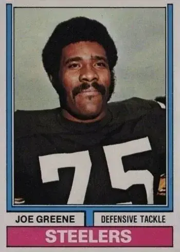 1974 Topps #40 Joe Greene Football Card