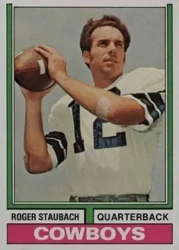 1974 Topps #500 Roger Staubach Football Card