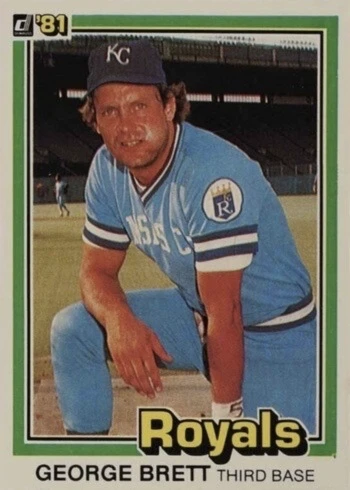 1981 Donruss #100 George Brett Baseball Card