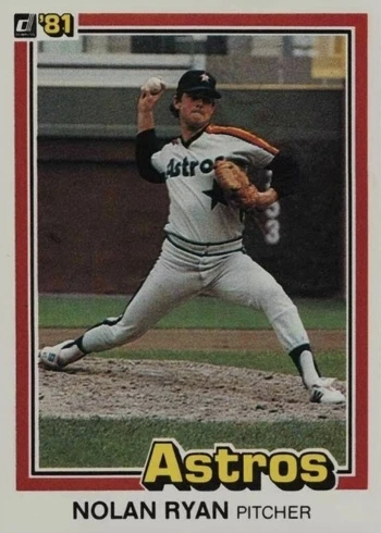 1981 Donruss #260 Nolan Ryan Baseball Card