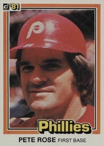 1981 Donruss #371 Pete Rose Baseball Card