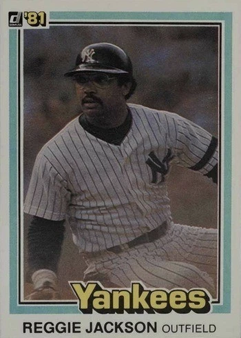 1981 Donruss #468 Reggie Jackson Baseball Card