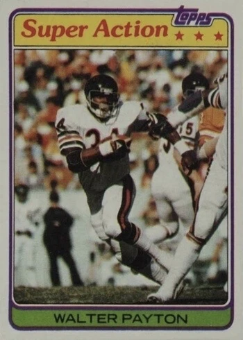 1981 Topps #202 Walter Payton Football Card