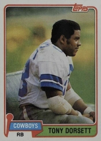 1981 Topps #500 Tony Dorsett Football Card