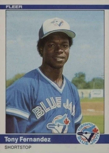 1984 Fleer #152 Tony Fernandez Rookie Card