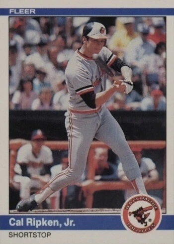 1984 Fleer #17 Cal Ripken Jr. Baseball Card