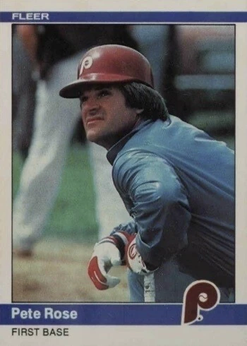 1984 Fleer #46 Pete Rose Baseball Card