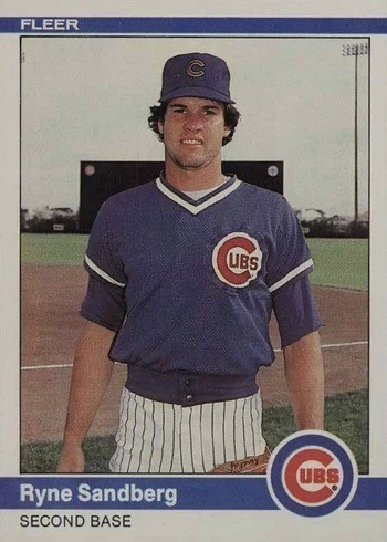 1984 Fleer #504 Ryne Sandberg Baseball Card