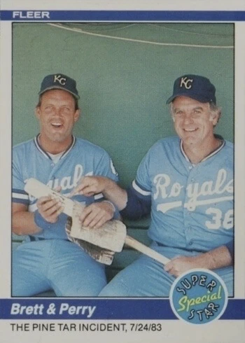 1984 Fleer #638 George Brett Baseball Card