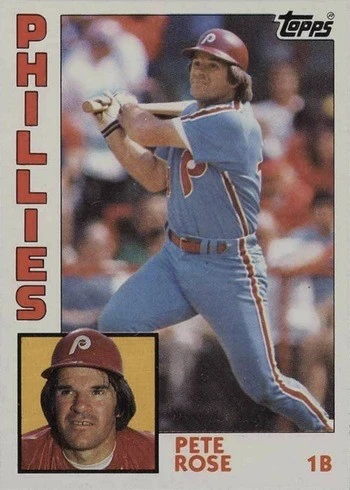 1984 Topps #300 Pete Rose Baseball Card
