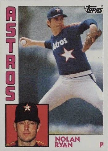 1984 Topps #470 Nolan Ryan Baseball Card