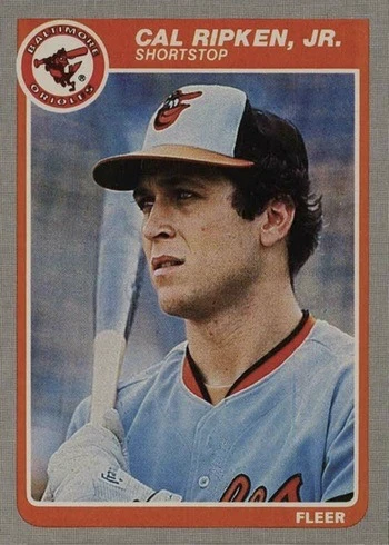 1985 Fleer #187 Cal Ripken Jr. Baseball Card