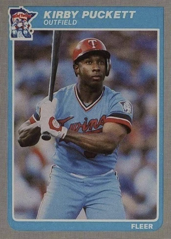 1985 Fleer #286 Kirby Puckett Rookie Card