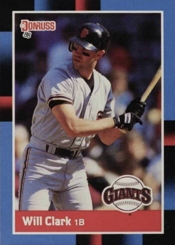 1988 Donruss #204 Will Clark Baseball Card