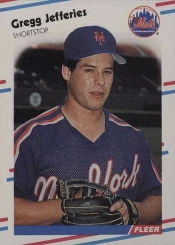1988 Fleer #137 Gregg Jefferies Rookie Card