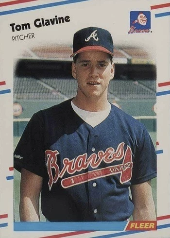 1988 Fleer #539 Tom Glavine Rookie Card