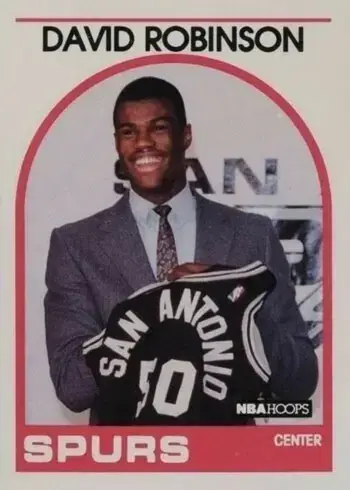 1989 NBA Hoops #138 David Robinson Rookie Card