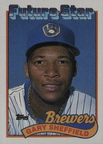 1989 Topps #343 Gary Sheffield Rookie Card