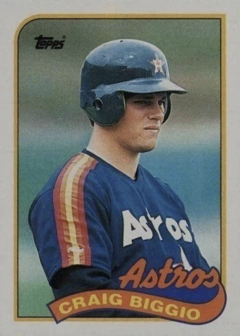 1989 Topps #49 Craig Biggio Rookie Card