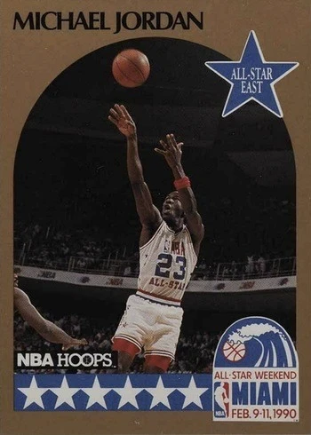 1990 Hoops #5 Michael Jordan Basketball Card