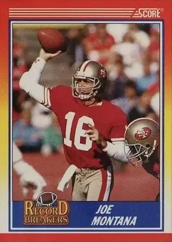 1990 Score #594 Joe Montana Football Card