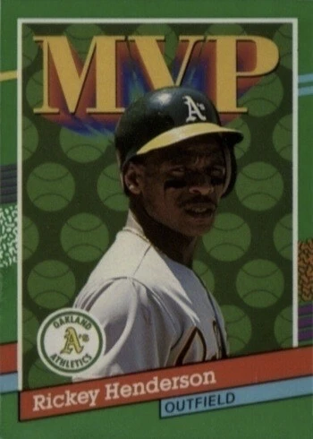 1991 Donruss #387 Rickey Henderson Baseball Card
