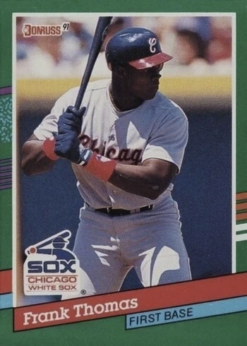 1991 Donruss #477 Frank Thomas Baseball Card