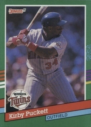 1991 Donruss #490 Kirby Puckett Baseball Card