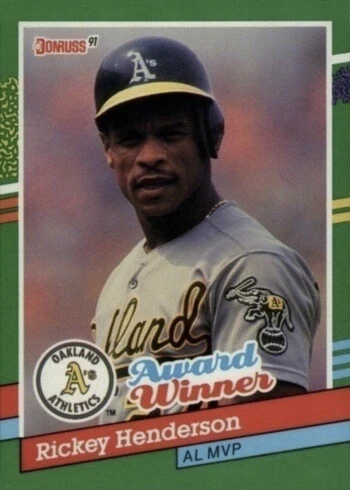 1991 Donruss #761 Rickey Henderson Baseball Card