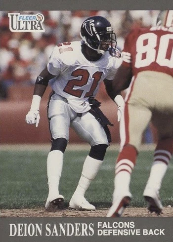 1991 Fleer Ultra #150 Deion Sanders Football Card