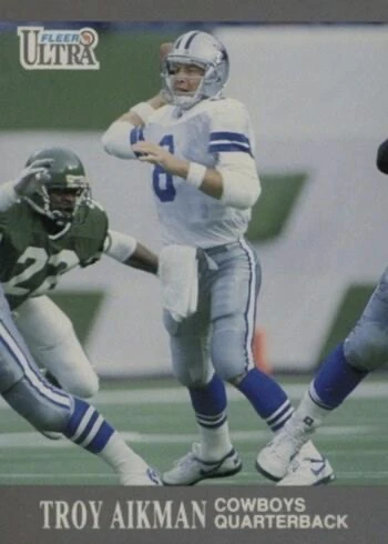 1991 Fleer Ultra #162 Troy Aikman Football Card