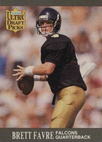 1991 Fleer Ultra #283 Brett Favre Rookie Card