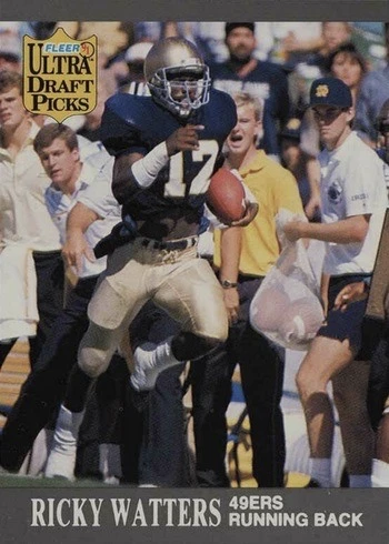 1991 Fleer Ultra #297 Ricky Watters Rookie Card