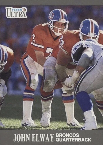 1991 Fleer Ultra #35 John Elway Football Card