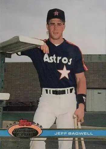 1991 Topps Stadium Club #388 Jeff Bagwell Rookie Card