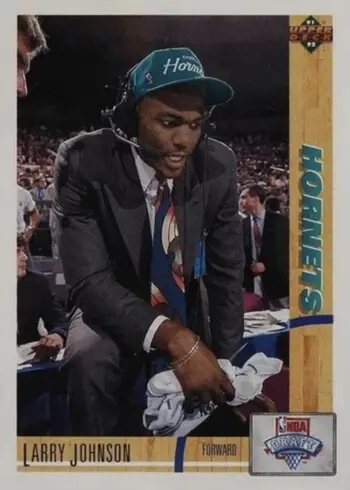 1991 Upper Deck #2 Larry Johnson Rookie Card